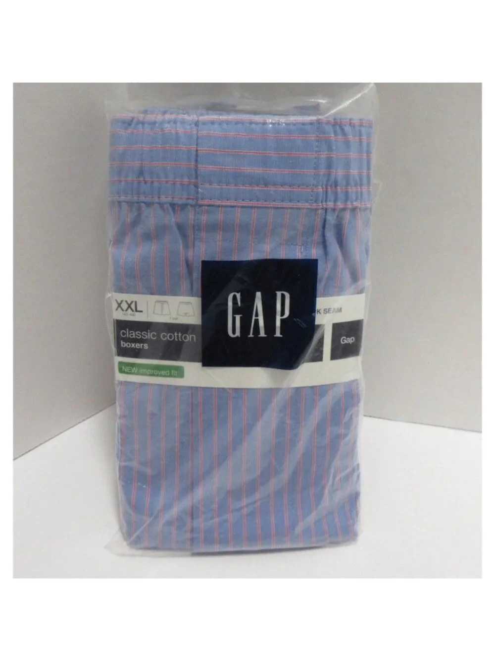 GAP Underwear XXL Boxer Shorts Striped Classic Cotton Deadstock NEW